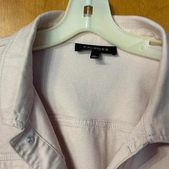 Talbots Soft Pink Jean Jacket - Picture 2 of 6